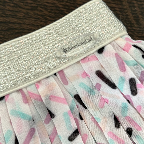 NWT American Girl Double Sparkle Skort Size Medium 10/12 - Picture 4 of 10